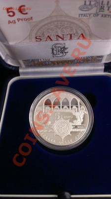 Италия 5 евро 2010 Санта Чиара PROOF до 25.12.13 22-00 МСК - 5
