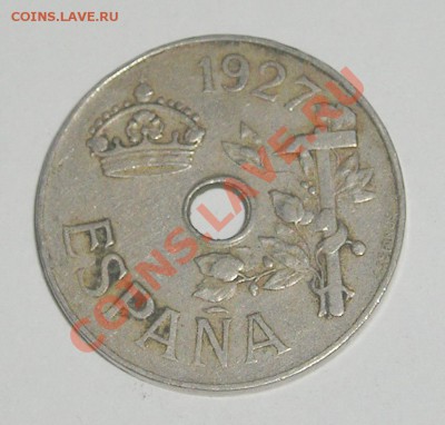 Испания, 25 Сентимос 1927 + БОНУС (23.12) - P1012777