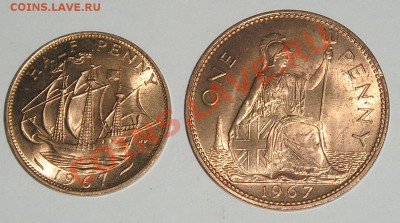2 и 1 Пенни 1967, СОХРАН ! + БОНУС (23.12) - P1012782