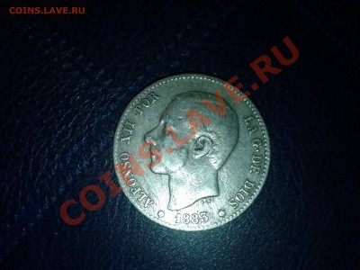 Фальшивая песета 1883 - Фото-0183