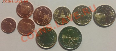 Монеты евро и других стран Европы и мира для обращения в UNC - Словения