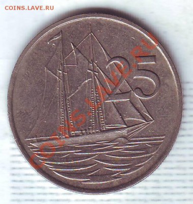 Кайманы.25 Центов.1982.Парусник. до 27.12 - 19820070.JPG