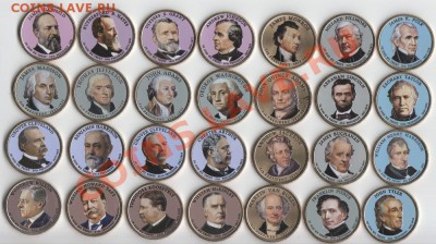 Монеты США, России, аксессуары (РАСПРОДАЖА) - Color_prez