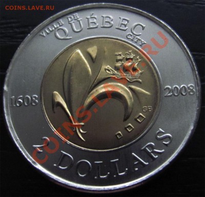 Z65 Канада 2$ 2008 Quebec City UNC до 28.12 в 22°° - Z65 2$ Quebec 2008_2