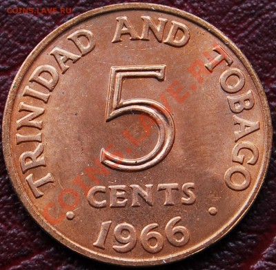 ТРИНИДАД И ТОБАГО - 5 центов 1966 - С РУБЛЯ - до 28 декабря - 264
