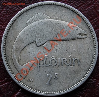 ИРЛАНДИЯ - 2 шиллинга 1954 - С РУБЛЯ - до 28 декабря - 224