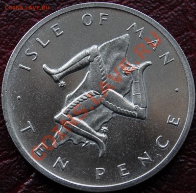 ОСТРОВ МЭН - 10 пенсов 1977 - С РУБЛЯ - до 28 декабря - 186