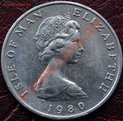 ОСТРОВ МЭН - 10 пенсов 1980 - С РУБЛЯ - до 28 декабря - 221