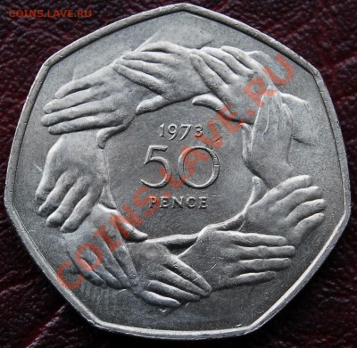 ВЕЛИКОБРИТАНИЯ - 50 пенсов 1973 - С РУБЛЯ - до 28 декабря - 212