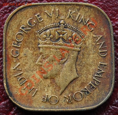 БРИТАНСКИЙ ЦЕЙЛОН - 5 центов 1943 - С РУБЛЯ - до 28 декабря - 183