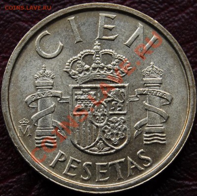 ИСПАНИЯ - 100 песет 1989 - С РУБЛЯ - до 28 декабря - 172