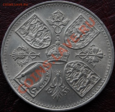 В.БРИТАНИЯ - Крона 1953 - Коронация -С РУБЛЯ - до 29 декабря - 331
