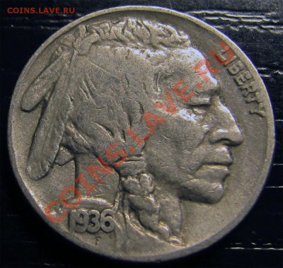 Z70 США 5¢ Buffalo Nickel 1936 до 29.12 в 22°° - Z70 Buffalo Nickel 1936_1