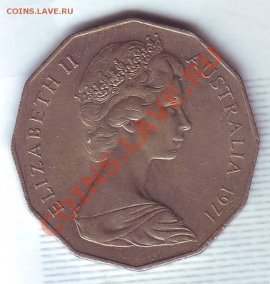 Австралия.50 Центов.1971. до 28.12 С РУБЛЯ - 19710060.JPG