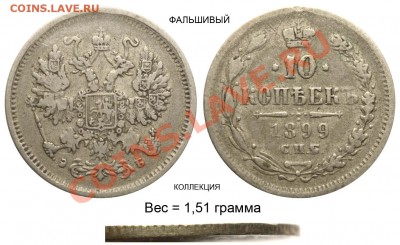 Фальшивые монеты России до 1917г сделанные в ущерб обращению - 55