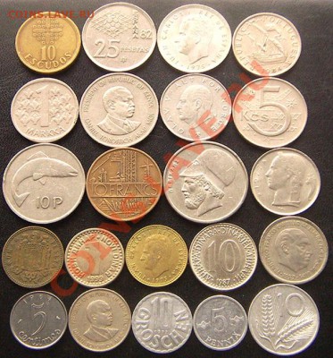 37 разных монет (см. фото и описание). До 24.12_22.04мск - 6829