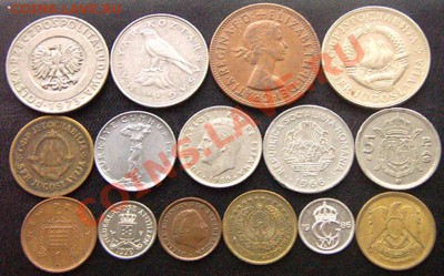 37 разных монет (см. фото и описание). До 24.12_22.04мск - 6832