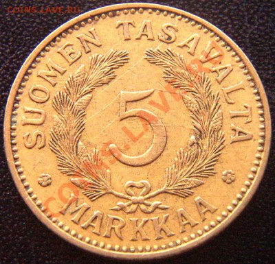 Финляндия_5 марок 1937; до 24.12_22.20мск - 6979