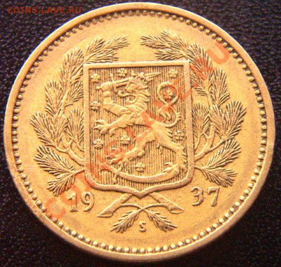 Финляндия_5 марок 1937; до 24.12_22.20мск - 6980