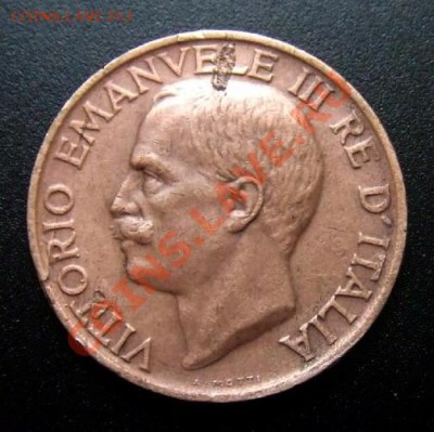 ИТАЛИЯ 10 чентезимо (1922) Пчела до 26.12 (22.00) - Италия 10 чентезимо (1922) Пчела А