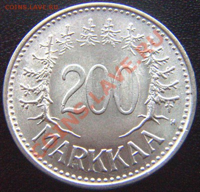 Финляндия_200 марок 1956; серебро; до 25.12_22.08мск - 7157