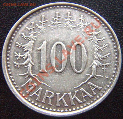 Финляндия_100 марок 1956; серебро; до 25.12_22.10мск - 7155