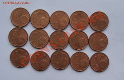 евро центы 62 шт с 1 руб до 26.12 22-22 +новогодняя угадайка - 011.JPG