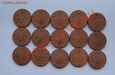 евро центы 62 шт с 1 руб до 26.12 22-22 +новогодняя угадайка - 010.JPG