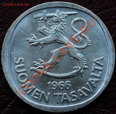 ФИНЛЯНДИЯ - 1 марка 1966 - С РУБЛЯ - до 30 декабря - 394