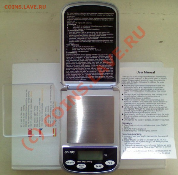 Весы POCKET SCALE SF-700, до 500г - DC100206002