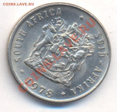 ЮАР 10 центов 1978 г.До 28.12.13 г. 22-00 МСК . - ЮАР 10 ц 1978