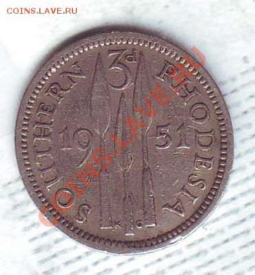Ю.Родезия.3 Пенса.1951.Копья. до 02.01.2014 - 19510031.JPG