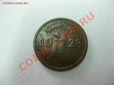 ВЕЙМАР,1 рентенпфенниг 1923А (бронза,колосья)!!до28.12.2013 - IMG_0104.JPG