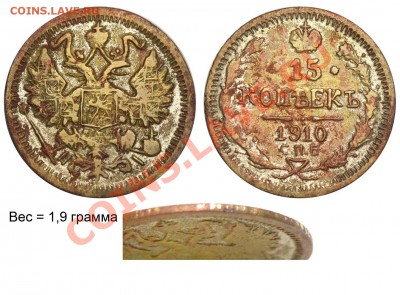 Фальшивые монеты России до 1917г сделанные в ущерб обращению - 1-58