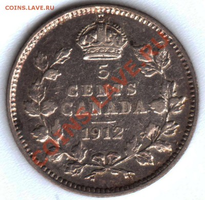 Z31 Ag Канада 5¢ 1912 VF до 03.01 в 22°° - Z31 5c 1912 VF_2