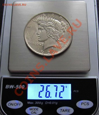 Z73 Ag Peace Dollar 1922 AUnc до 03.01 в 22°° - Z73 Peace Dollar 1922_3