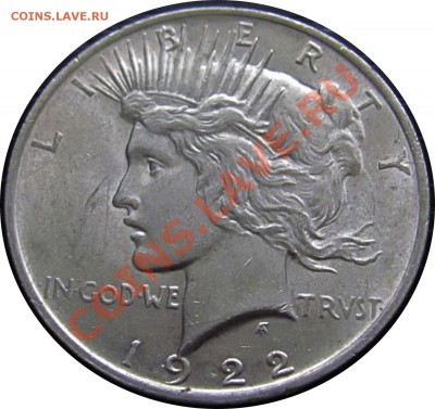Z73 Ag Peace Dollar 1922 AUnc до 03.01 в 22°° - Z73 Peace Dollar 1922_1