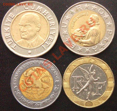 4 биметаллические монеты 1988 - 2005; до 28.12_22.46мск - 7059
