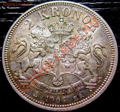 aUNC до 03.01 в 22°° - V55 Sweden 2 kr 1907_2