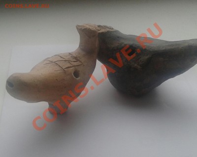 Свистульки (птички),из глины-окаменевшие! - 20131228_145509-1