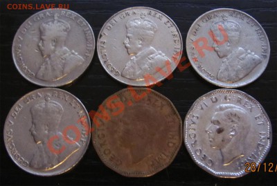 Z80 Канада 5¢ 1928-1945 6 шт. до 03.01 в 22°° - Z80 5c 6 pcs_2