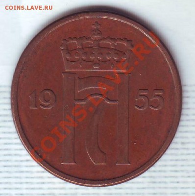 Норвегия.5 Эре.1955. до 03.01.2014 - 19550058.JPG