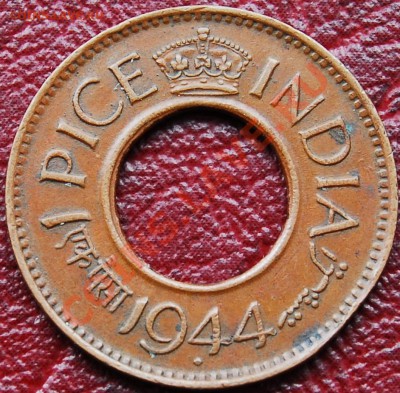 БРИТАНСКАЯ ИНДИЯ - 1 пайса 1944 - С РУБЛЯ - до 4 января - 560