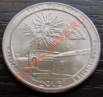 Z96 США 25¢ 2013 Fort McHenry UNC до 04.01 в 22°° - Z96 USA 25c 2013_2