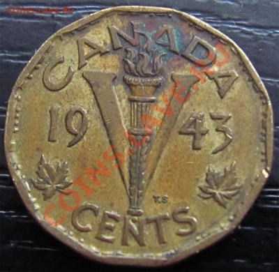 Z99 Канада 5¢ 1943 Tombac George VI до 04.01 в 22°° - Z99 5c 1943_2