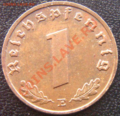Германия (3-й Рейх)_1 рейхспфенниг 1938Е; до 30.12_22.02мск - 7237