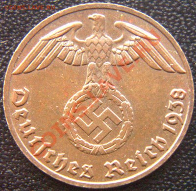 Германия (3-й Рейх)_1 рейхспфенниг 1938Е; до 30.12_22.02мск - 7238