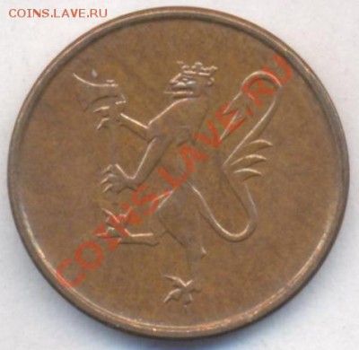 Норвегия 5 эре 1974 г. До 31.12.13 г. 20-00 МСК . - Норвегия 5 э 1974 1