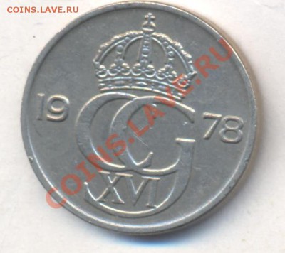 Швеция 50 эре 1978 г.До 31.12.13 г. 20-00 МСК . - Швеция 50 э 1978