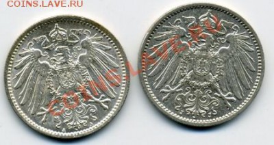 1 марка 1914 А и J UNC Германия! До 03.01 до 21.00 - марки().JPEG